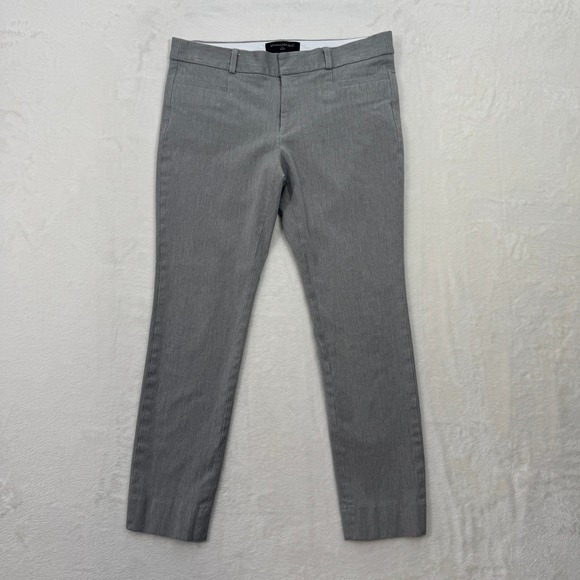 Banana Republic Pants - Banana Republic Pants Womens 4 Gray Sloan Slim Ankle Dress Trousers Stretch Mid